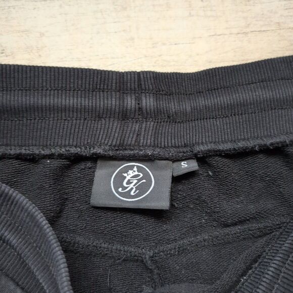 Gymking gym king work out fit pants joggers black reflective run zip ankle S - Picture 3 of 6